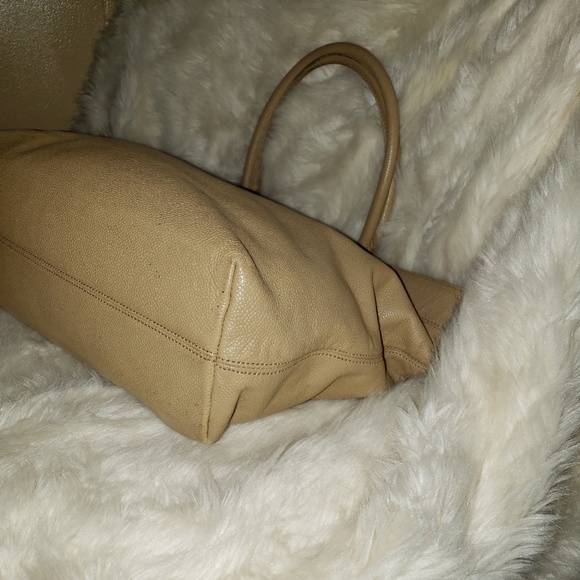 Chanel Double CC Tan Caviar Shopper Tote - Picture 4 of 8
